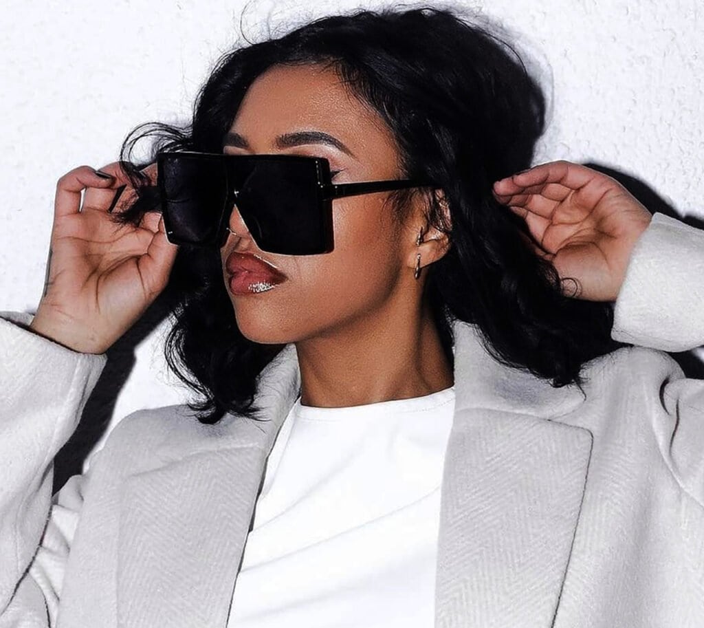 black sunglasses for women