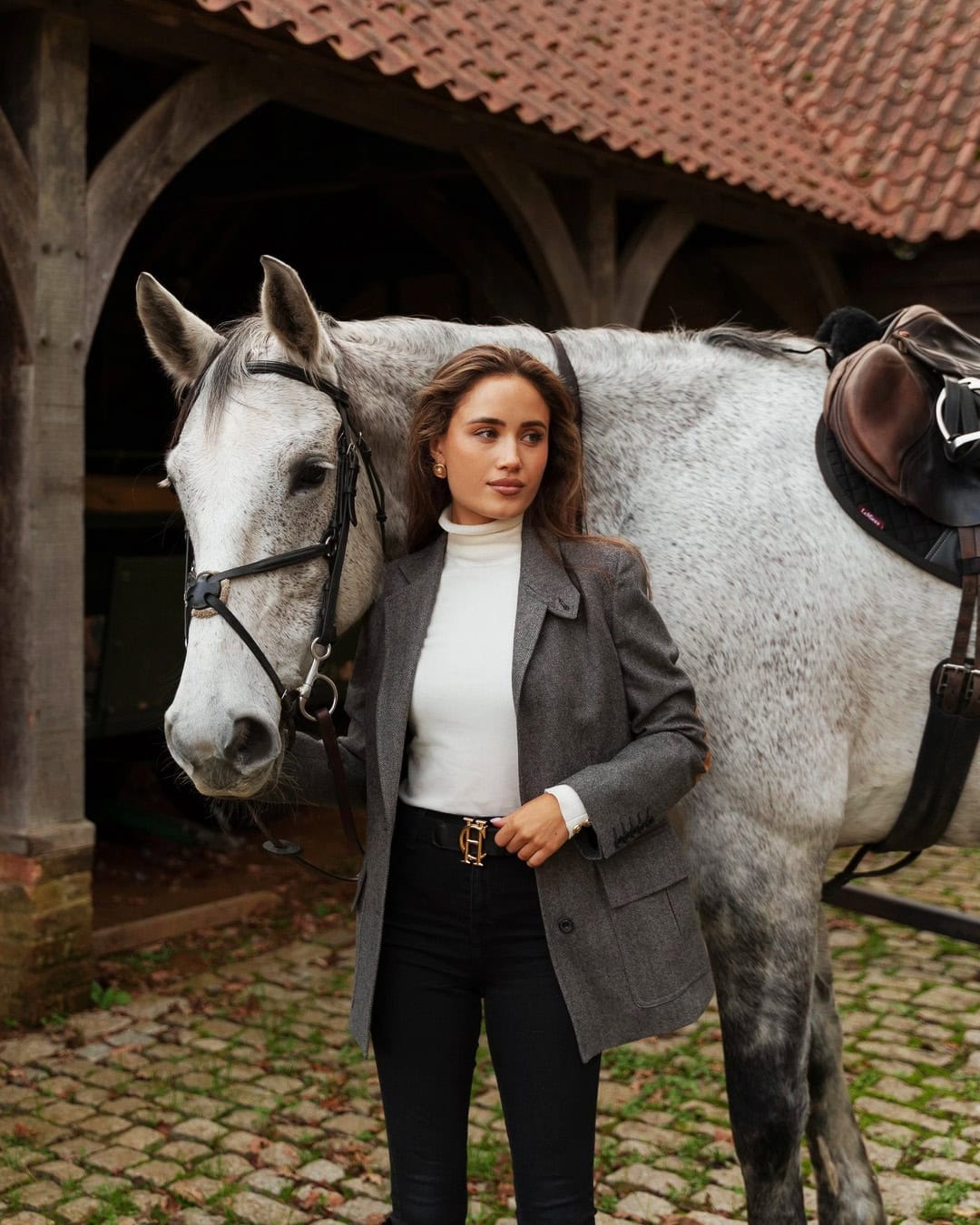 blazer equestrian outfit