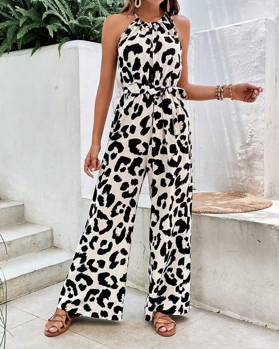 print jumpsuit, cocktail attire ideas