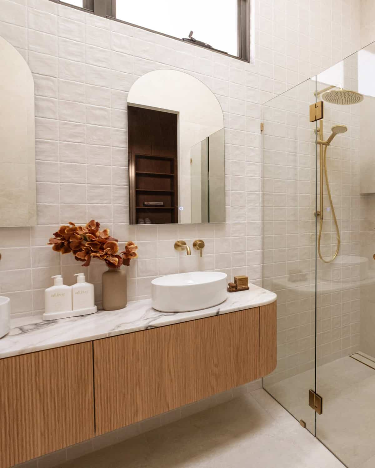 handmade matte square tile bathroom wall ideas