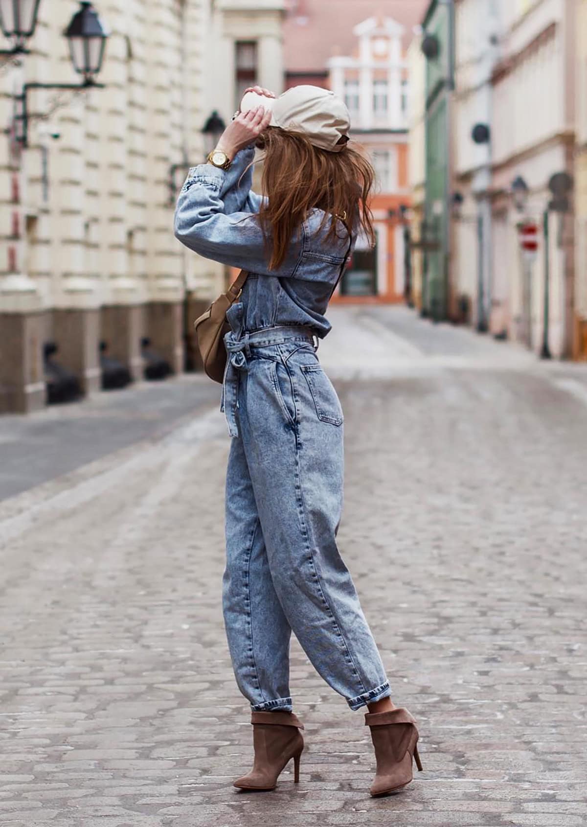 denim jacket balloon light jeans for casual friday