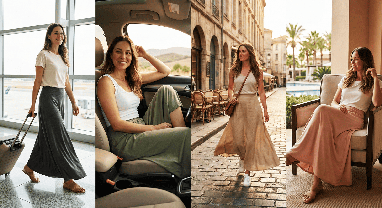 Maxi Skirts for Travel Days