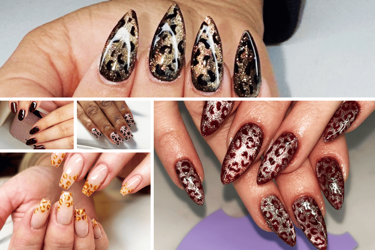 Trendy Cheetah Print Nails Ideas